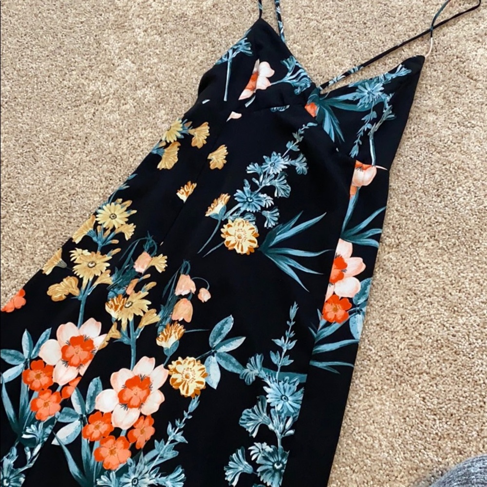 Cut out back mini dress